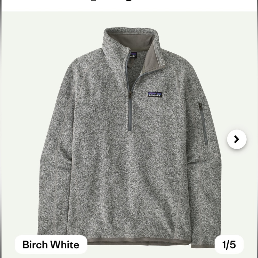 Patagonia Women's Jacket in Birch White